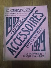 1929 catalogue cycles d'occasion  Sagy