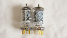 PAIR OF NOS TELEFUNKEN 6211 ECC802S CONSTRUCTION GOLD PIN TESTED ON AMPLITREX, used for sale  Shipping to South Africa