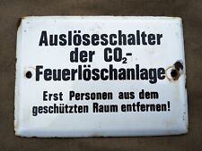 Emailleschild hinweisschild dd gebraucht kaufen  Wildenfels