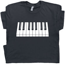 Camiseta teclado piano Beethoven Mozart teclas teclas legal pianista jogador presente camiseta comprar usado  Enviando para Brazil