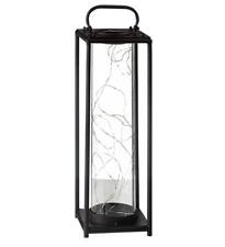 NEW All-Weather Firefly Solar-Lighted Lantern, Medium- Black for sale  Shipping to South Africa
