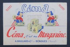 Buvard cema margarine d'occasion  Nantes-