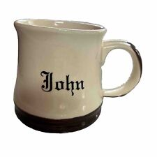 Caneca de grés vintage nome personalizado “JOHN” xícara de chá de café personalizada, usado comprar usado  Enviando para Brazil