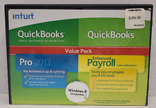 Intuit QUICKBOOKS PRO 2013 + Enhanced Payroll Small Business Accounting Preowned for sale  Shipping to South Africa