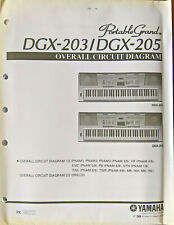 Teclado Yamaha DGX-203 DGX-205 Original Diagrama de Circuito Geral / Esquemas comprar usado  Enviando para Brazil