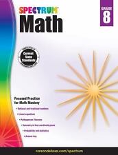Spectrum math workbook for sale  Montgomery