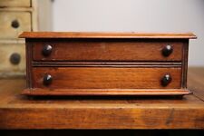 Cajón de boticario de madera vintage gabinete aguja caja carrete gabinete antiguo segunda mano  Embacar hacia Argentina