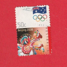 At4 francobollo australia usato  Ticengo