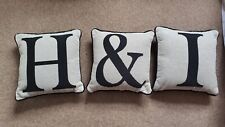 Initials small cushions for sale  RUGBY
