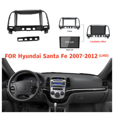 Para 2007-2012 Hyundai Santa Fe carro rádio estéreo fáscia 2 din quadro acabamento kit 9", usado comprar usado  Enviando para Brazil