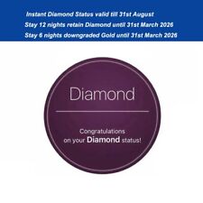 Hilton Honors Instant Diamond Status válido até 31 de agosto, estadia 12 até 2026 comprar usado  Enviando para Brazil