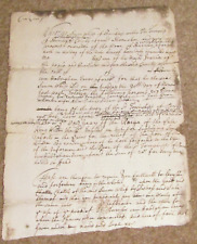 1697 indenture warrant for sale  NORTHWICH