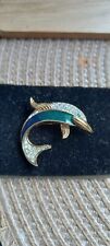 Vintage dolphin brooch for sale  GLASGOW