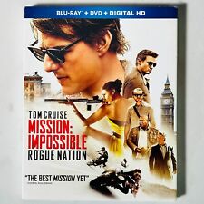 Mission Impossible Rogue Nation - Blu-Ray + DVD - Tom Cruise - Capa comprar usado  Enviando para Brazil