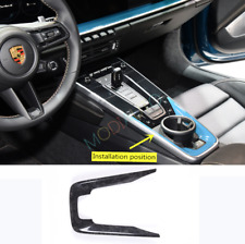 Para 20-23 Porsche 911 forjamento interior de carbono real caixa de engrenagens painel tampa acabamento comprar usado  Enviando para Brazil