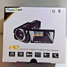 PowerLead  16MP HD Digital Video Camera Recorder Black Display Model d'occasion  Expédié en France