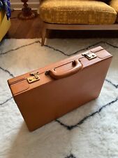 Vintage leather briefcase for sale  EDINBURGH