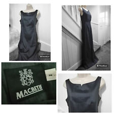 MacBeth Dark Grey Evening Dress Made in Scotland Size 8/10 for sale  Shipping to South Africa