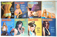 Lote de revista EasyRiders 1975 año completo 8 números motocicleta de colección helicóptero segunda mano  Embacar hacia Argentina