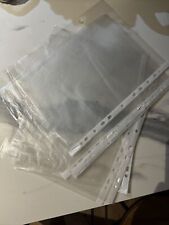500xpunched pockets clear for sale  WEST DRAYTON