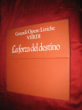 GIUSEPPE VERDI GRANDI OPERE LIRICHE LA FORZA DEL DESTINO" 4 LP 33 GIRI COFANETTO usato  Milano