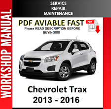 Chevrolet Trax 2013 2014 2015 2016 servicio manual taller de reparación segunda mano  Embacar hacia Argentina