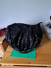 Black sequinned bag for sale  RUSHDEN