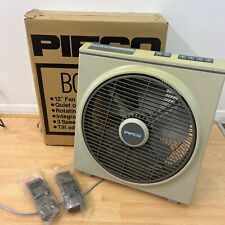 PIFCO 1064 Box Fan 12" 3 Speed Quiet Tilt Vintage 1980's Excellent Condition Box, used for sale  Shipping to South Africa