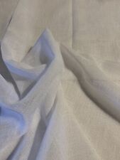 White textured voile for sale  NORWICH