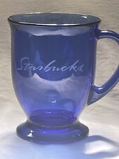 starbucks blue glass mug for sale  Dover