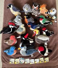 ¡Lote de 19 aves de peluche Wild Republic Audubon! Colección de pájaros de peluche LEE segunda mano  Embacar hacia Argentina