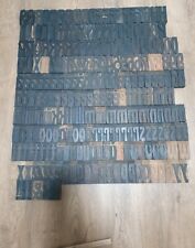 Caratteri tipografici legno usato  Chiaravalle