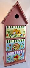 Pink birdhouse cabinet for sale  Elizabethton