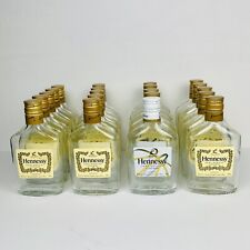 Usado, Lote de 20 garrafas HENNESSY de 200 ml meia pinta garrafas vazias Henny parafusos topo artesanato comprar usado  Enviando para Brazil