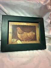 Framed chicken print for sale  Laredo