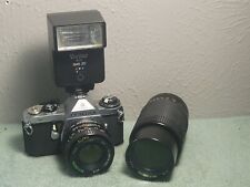 Pentax Asahi ME 35mm SLR Film Camera with 2 lenses #pk222 for sale  Shipping to South Africa