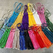 20 borlas de seda 13cm para decoração de fantasia de costura artesanal (8cm borla 5cm laço) comprar usado  Enviando para Brazil