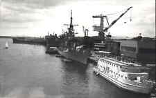 Cartão postal foto real BIW Bath Iron Works navio naval ano-29 comprar usado  Enviando para Brazil