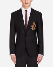 Jaqueta masculina de um botão preta lapela smoking slim fit casaco designer blazer, usado comprar usado  Enviando para Brazil