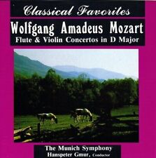 Wolfgang Amadeus Mozart [Composer], Flute and Violin Concertos in D Mi, Audio CD for sale  Shipping to South Africa