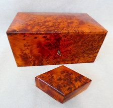 Thuya wood box for sale  IPSWICH