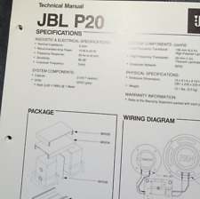 Jbl p20 speakers for sale  Brighton
