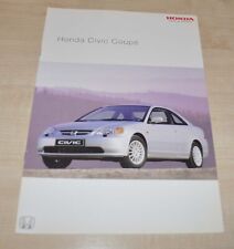 Honda Civic Coupe Brochure Broszura PL na sprzedaż  PL