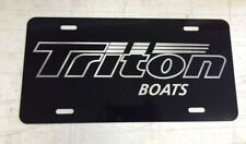 Triton Boats logotipo Carro Tag Diamante Gravado Em Alumínio Placa comprar usado  Enviando para Brazil