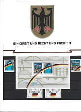 Gedenkblatt 1990 einigkeit gebraucht kaufen  Wiggensbach