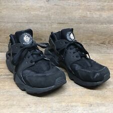 Używany, Nike Air Huarache 318429-003 Black Running Shoes Sneakers Women's Size 8 Pre-Own na sprzedaż  Wysyłka do Poland