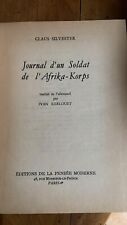 Journal soldat afrika d'occasion  Marseille I