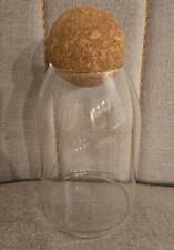 Glass jar round for sale  Sterling Heights