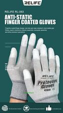 ReLife / Sunshine RL-063 PU Coated PPE Gloves for Mobile Phones Repair Size 8/9 for sale  Shipping to South Africa