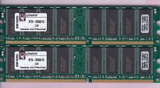 Usado, Kit de memória RAM 2GB 2x1GB PC-3200 KINGSTON KTH-D530/1G ELPIDA DDR-400 PC3200 DDR1 comprar usado  Enviando para Brazil